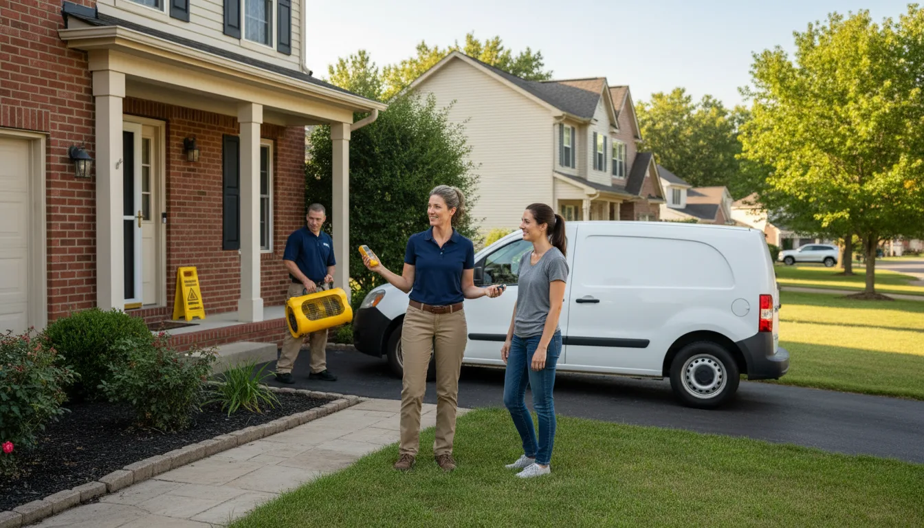Water restoration image for Flood Water Cleanup, Removal And Restoration Services in Saint Charles, KY
